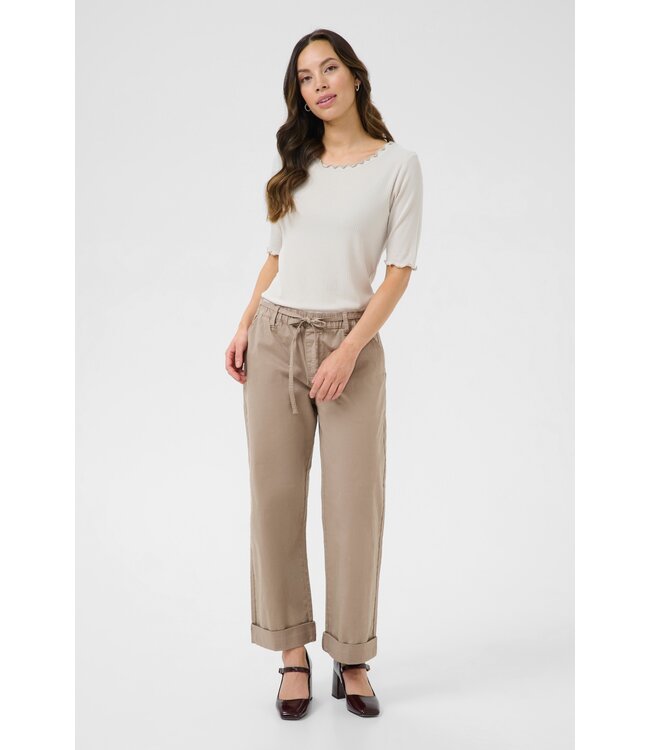 CREAM CRBerta Twill Jeans - Fossil