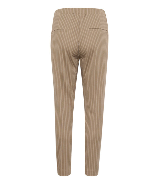 CREAM CRAnett Pants - Fossil White Pinstripe