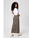 KAFFE KAleondra Denim Skirt - Feather Gray / Black Animal