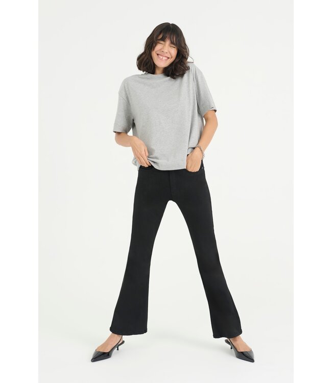 KAFFE KAforest HW Slim Fit Jeans - Black Deep