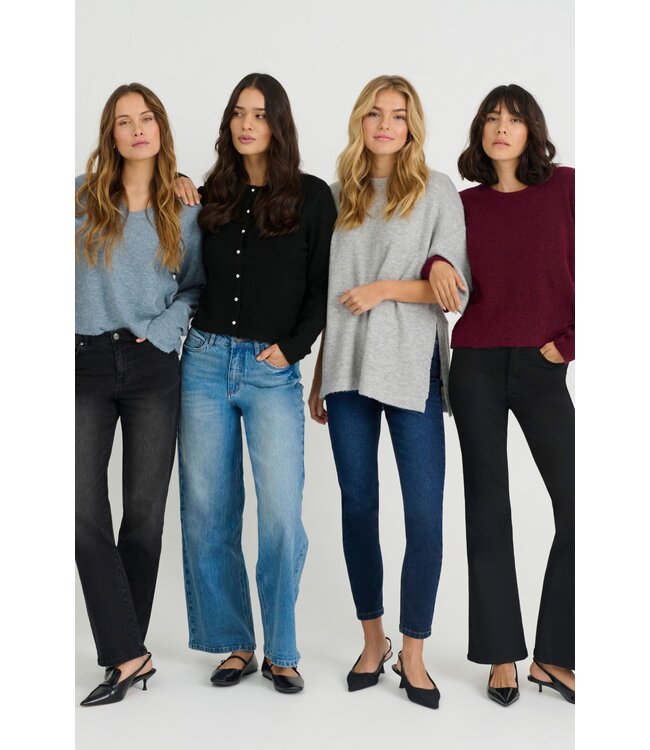 KAFFE KAniel Pullover - Light Grey Melange