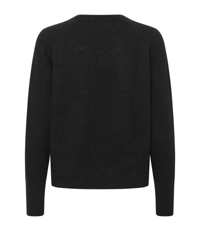 KAFFE KAniel V-Neck Pullover - Black Deep