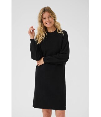 CREAM CRDela Knit Dress - Pitch black