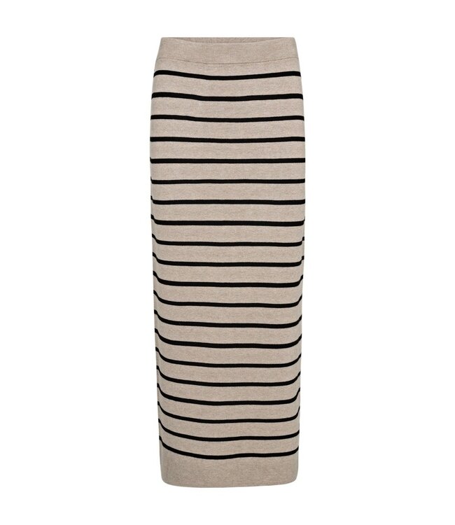 Freequent FQANI Skirt - Simply Taupe mel. w. Black