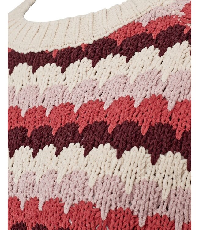 Freequent FQNEZZY Pullover - Moonbeam w. Baked Apple