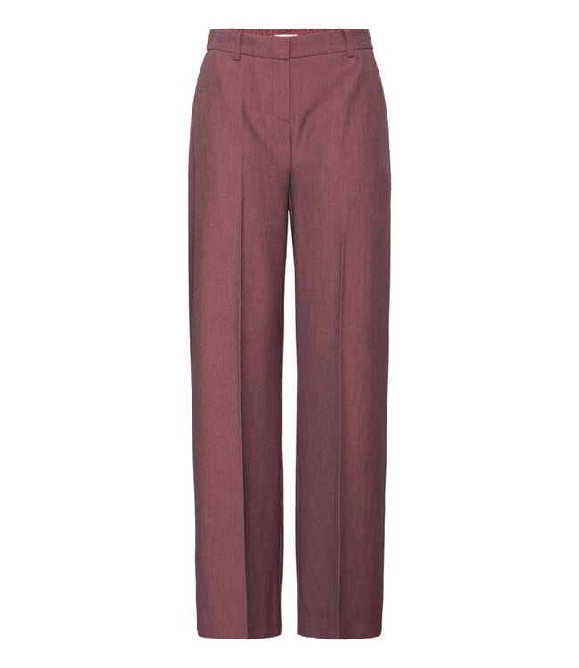 b.young BYDANTA Wide Leg Pants 2 - Roan Rouge Melange