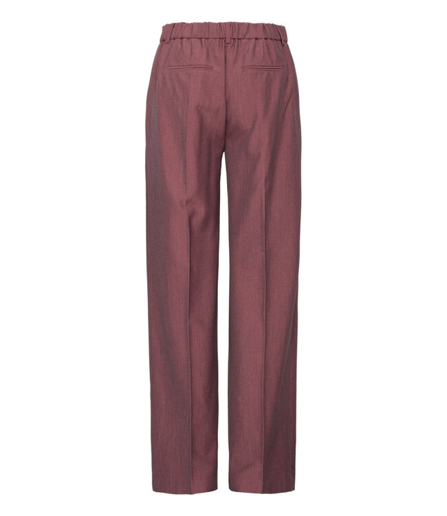 b.young BYDANTA Wide Leg Pants 2 - Roan Rouge Melange