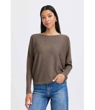 b.young BYMMORLA Bat Jumper - Walnut Melange