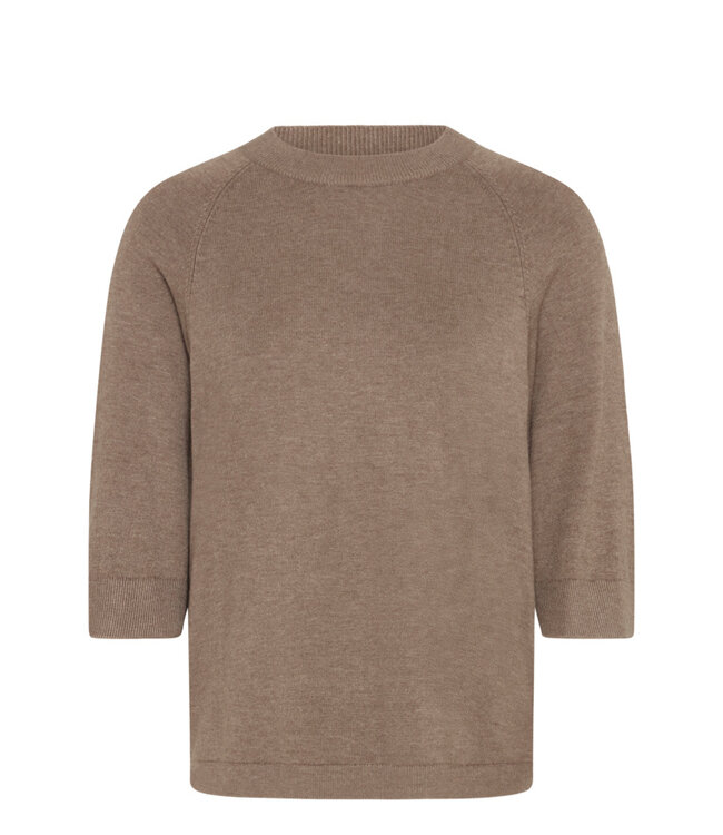 b.young BYMMORLA SS Jumper - Walnut Melange