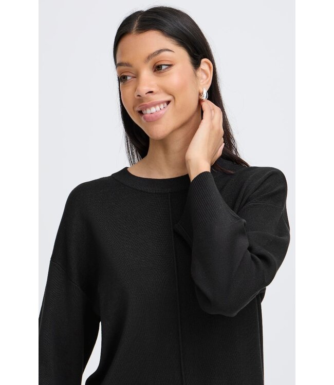 b.young BYMMORLA Loose Jumper - Black