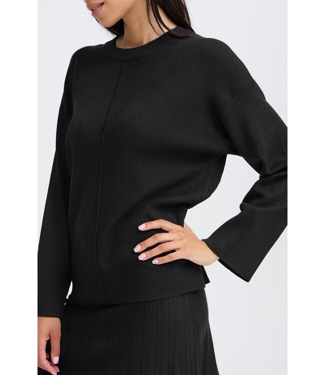 b.young BYMMORLA Loose Jumper - Black