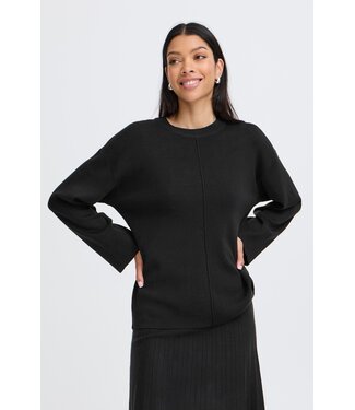 b.young BYMMORLA Loose Jumper - Black