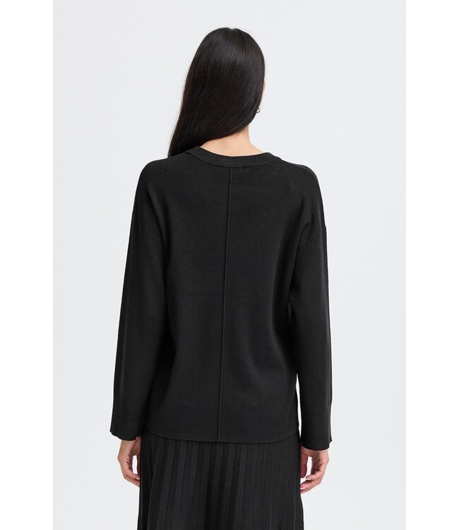 b.young BYMMORLA Loose Jumper - Black