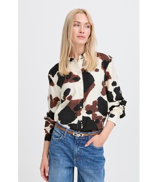 b.young BYHAMMA Reg Shirt - String Cow Print