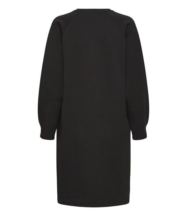 b.young BYPUSTI LS Pleat Dress - Meteorite Black