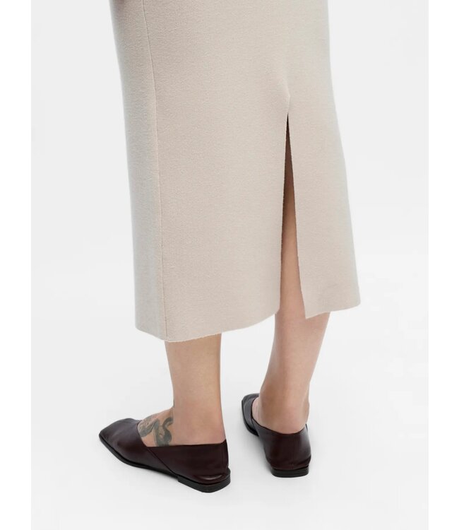 Object OBJREYNARD HW Knit Skirt - Silver Gray