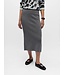 Object OBJREYNARD HW Knit Skirt - Medium Grey Melange