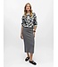 Object OBJREYNARD HW Knit Skirt - Medium Grey Melange