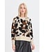 b.young BYOMEA Cow Jumper - Birch Cow Jacquard