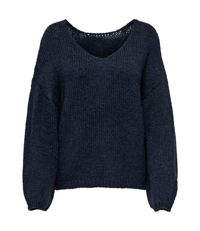 JDY JDYDINEA L/S Reversible Pullover - Total Eclipse