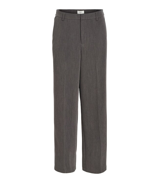 Object OBJSIGRID HW Casual Pant - Medium Grey Melange