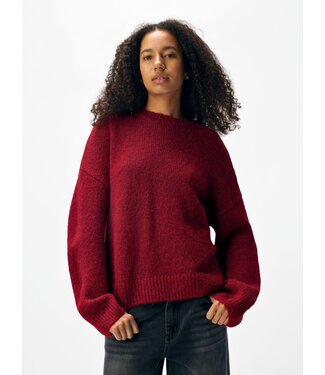 Object OBJSAGGIA LS LO Pullover- Karanda Red Melange