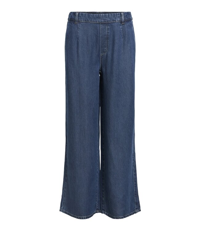 Object OBJFRAME Lisa Wide MW Pant - Dark Blue Denim/Rinse