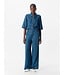 Object OBJFRAME Lisa Wide MW Pant - Dark Blue Denim/Rinse