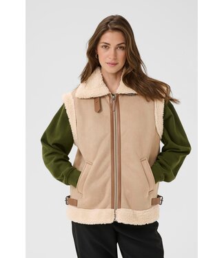 CREAM CRUma Vest - Cobblestone