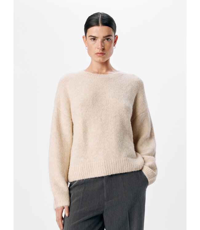 Object OBJSAGGIA LS LO Pullover- Sandshell