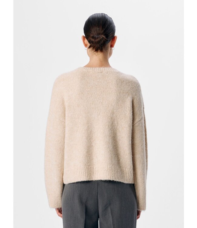 Object OBJSAGGIA LS LO Pullover- Sandshell