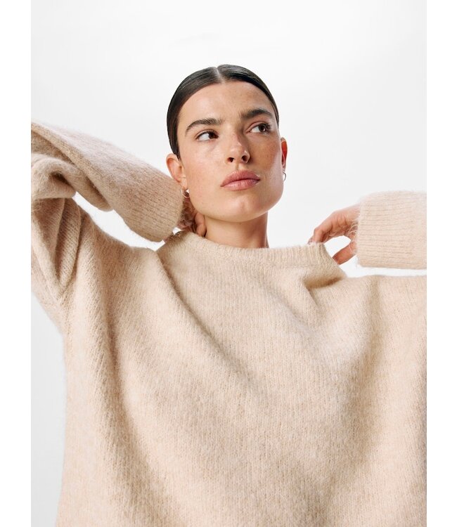 Object OBJSAGGIA LS LO Pullover- Sandshell