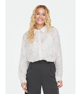 JDY JDYMAIA L/S Shirt - Cloud Dancer