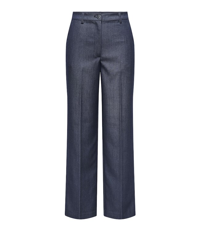 JDY JDYANTHONY Bloom HW Pant - Dark Blue Denim