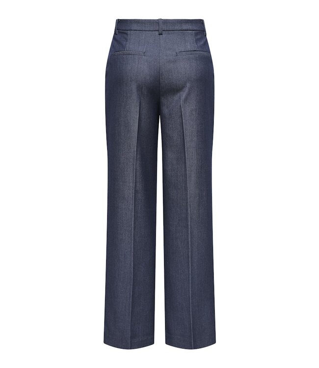 JDY JDYANTHONY Bloom HW Pant - Dark Blue Denim