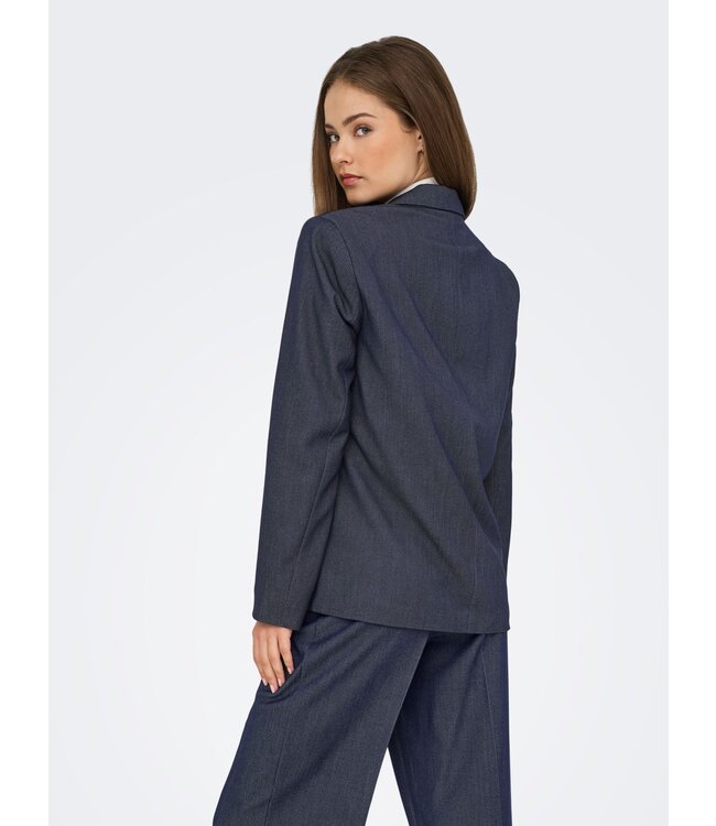 JDY JDYANTHONY L/S Blazer - Dark Blue Denim