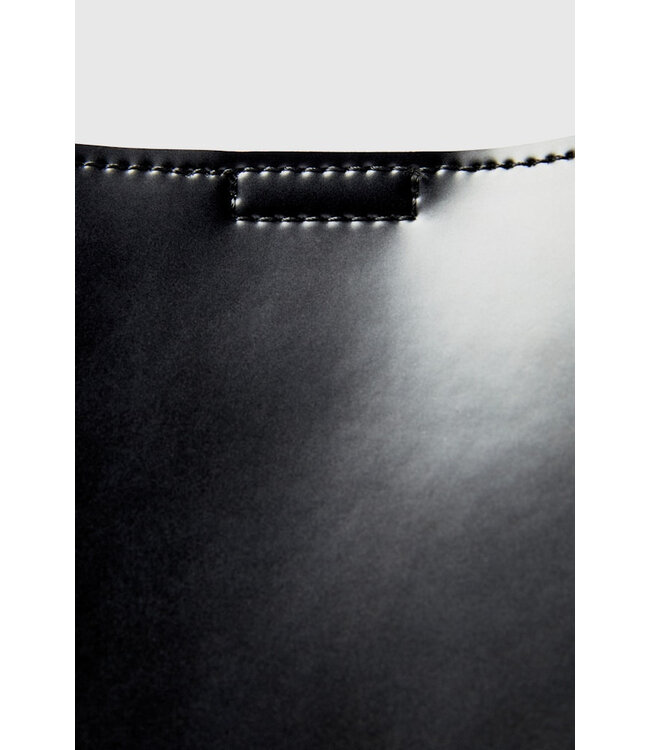 Selected Femme SLFSTELLA Medium Leather Bag - Black