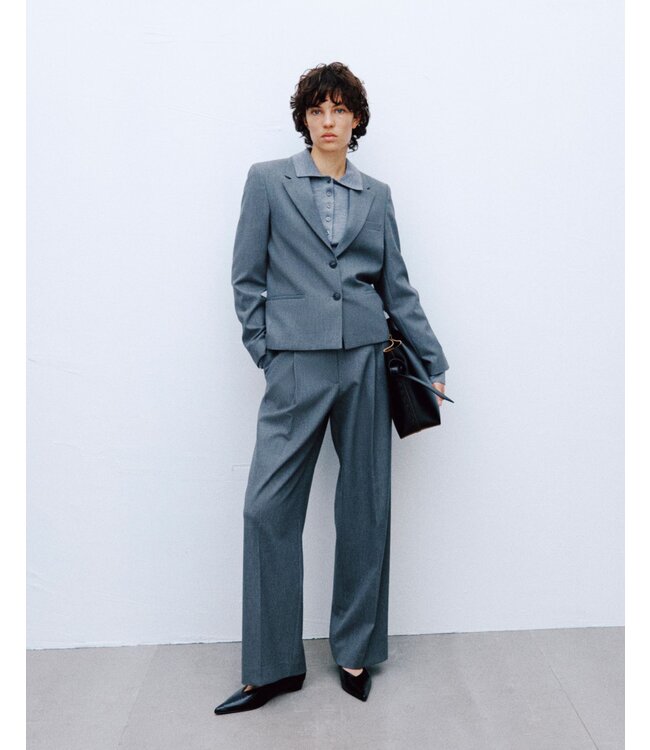 Selected Femme SLFSTELLA Medium Leather Bag - Black