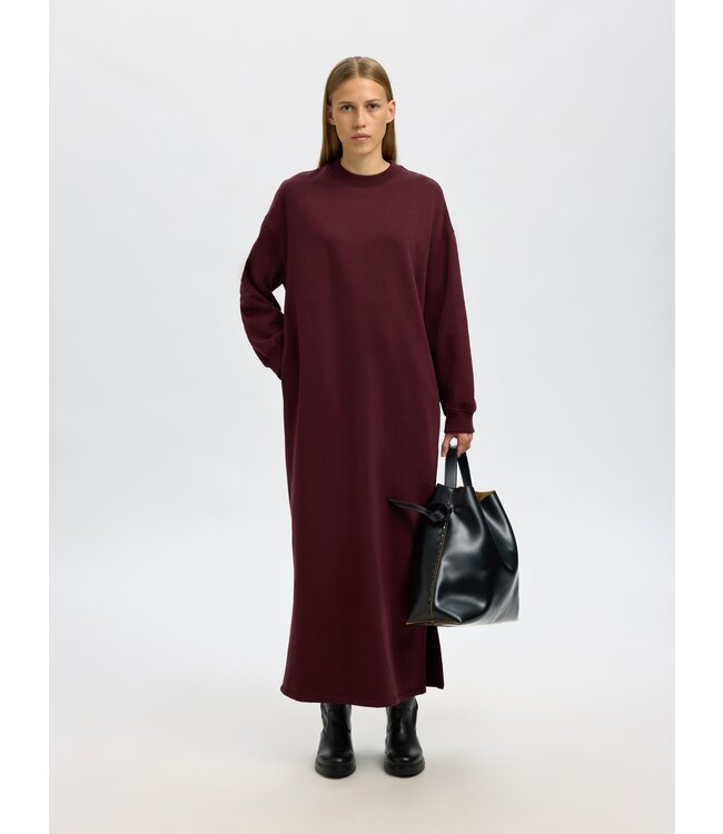 Selected Femme SLFGIA LS Ankle Dress - Fig