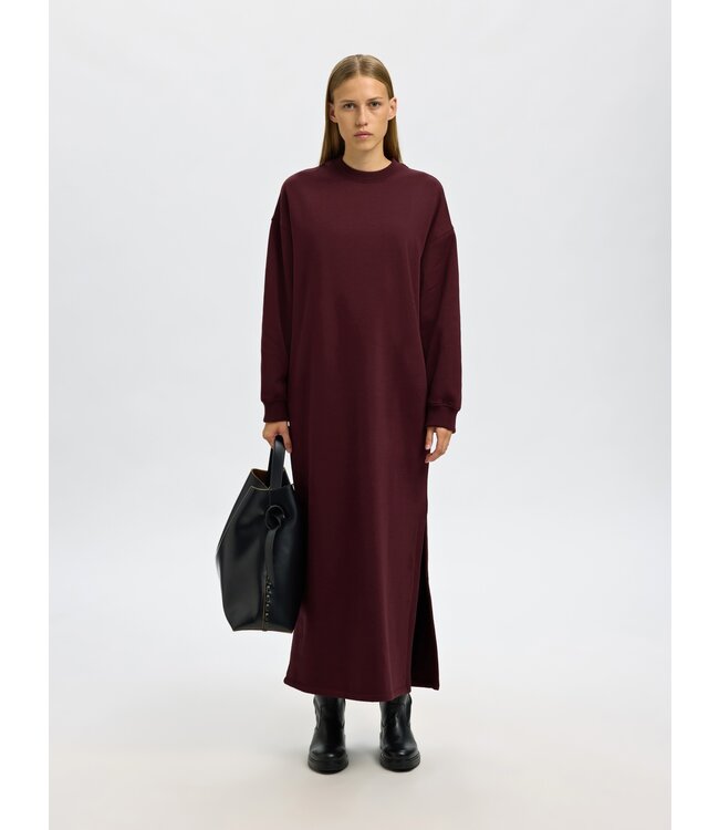 Selected Femme SLFGIA LS Ankle Dress - Fig