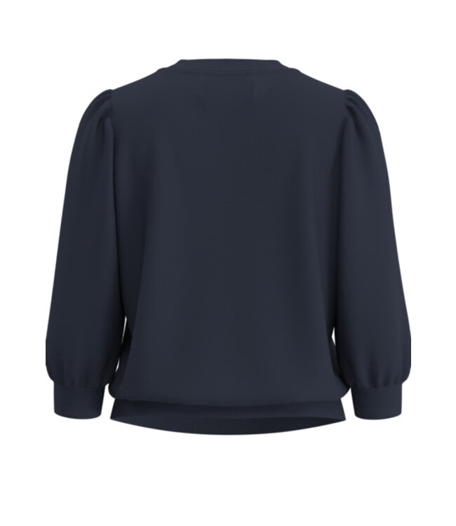 Selected Femme SLFTENNY 3/4 Sweat Top - Dark Sapphire