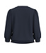 Selected Femme SLFTENNY 3/4 Sweat Top - Dark Sapphire