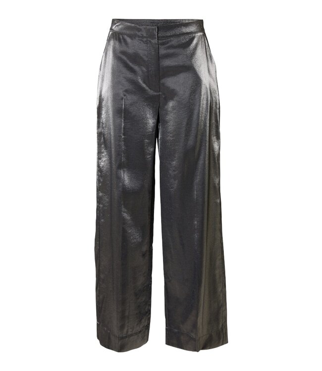 Selected Femme SLFMARGOT MW Wide Pant - Black