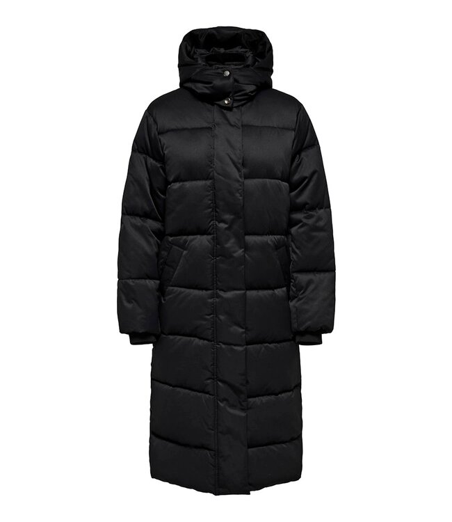 JDY JDYMAJA Long Padded Jacket - Black