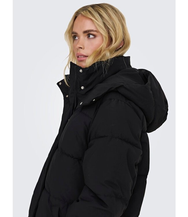 JDY JDYMAJA Long Padded Jacket - Black