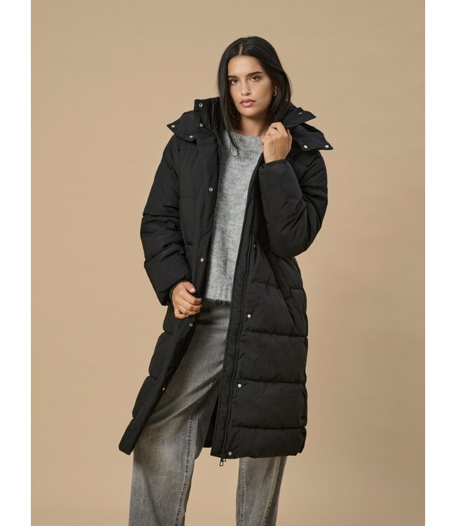 JDY JDYMAJA Long Padded Jacket - Black