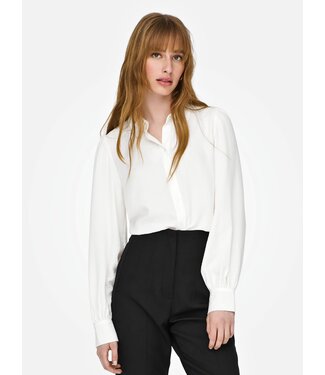 JDY JDYDIVYA Life L/S Puff Shirt - Cloud Dancer