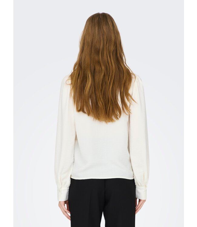 JDY JDYDIVYA Life L/S Puff Shirt - Cloud Dancer