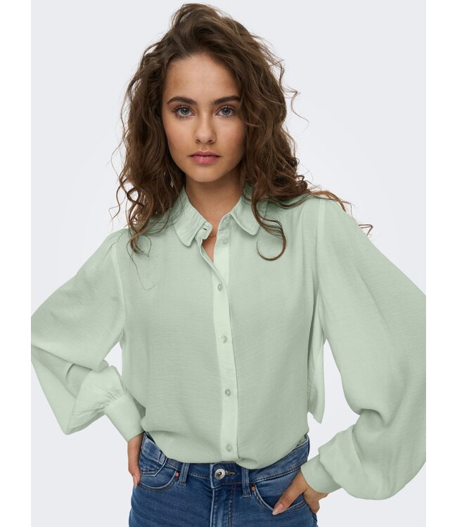 JDY JDYDIVYA Life L/S Puff Shirt - Total Eclipse