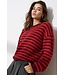 JDY JDYZOEY Life L/S On Dropsh Pull - Maroon Banner SALSA
